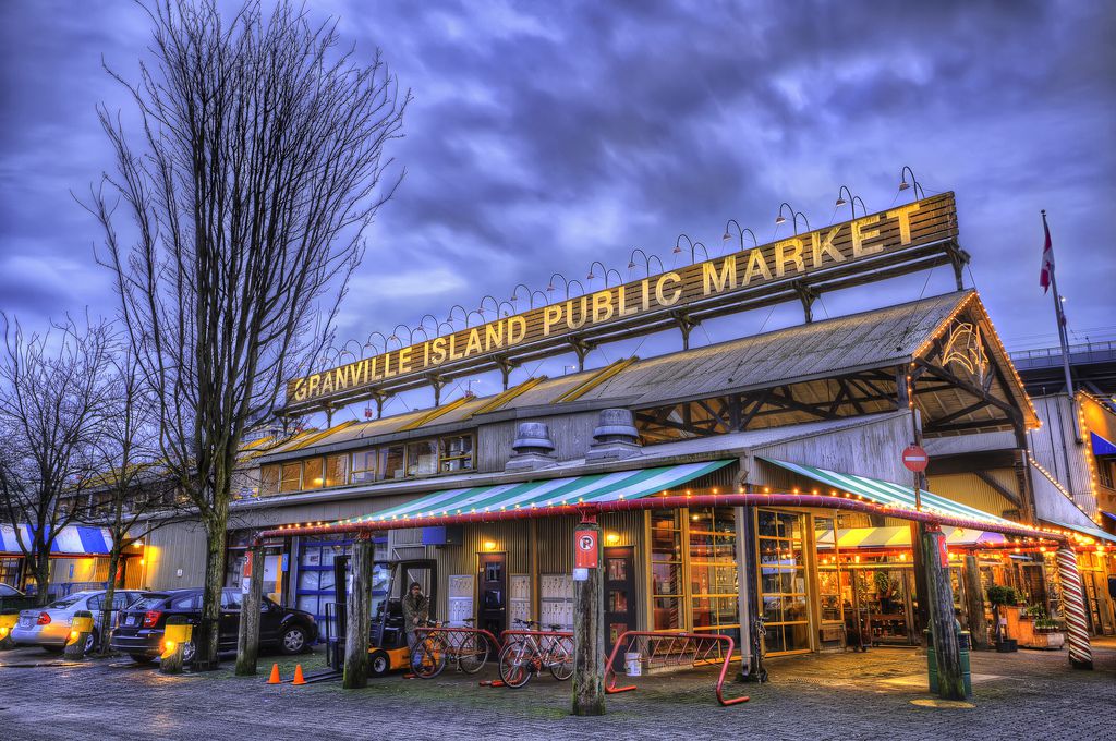 chợ truyền thống Granville Island Public Market Vancouver, British Columbia